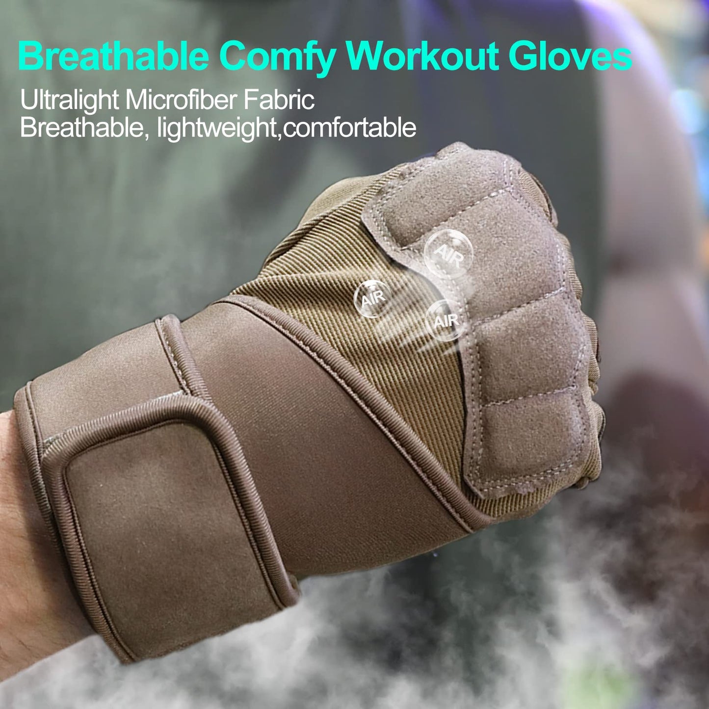 LiMMAX Padded Weight Lifting Gloves for Men Women - Full Palm Protection & Silicone Grip, Built-in Wrist Wrap Support for Cross Training Gym Workouts
