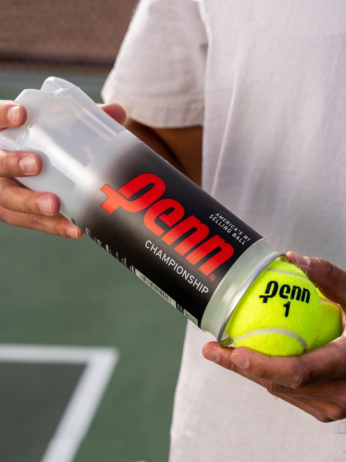 Penn Championship Tennis Balls - Extra Duty Felt Pressurized | 24 Cans, 72 Balls for Optimal Performance