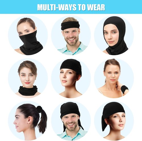 Fivali Neck Gaiter Face Mask - Breathable Cooling Bandana for Dust, Sun & Wind Protection