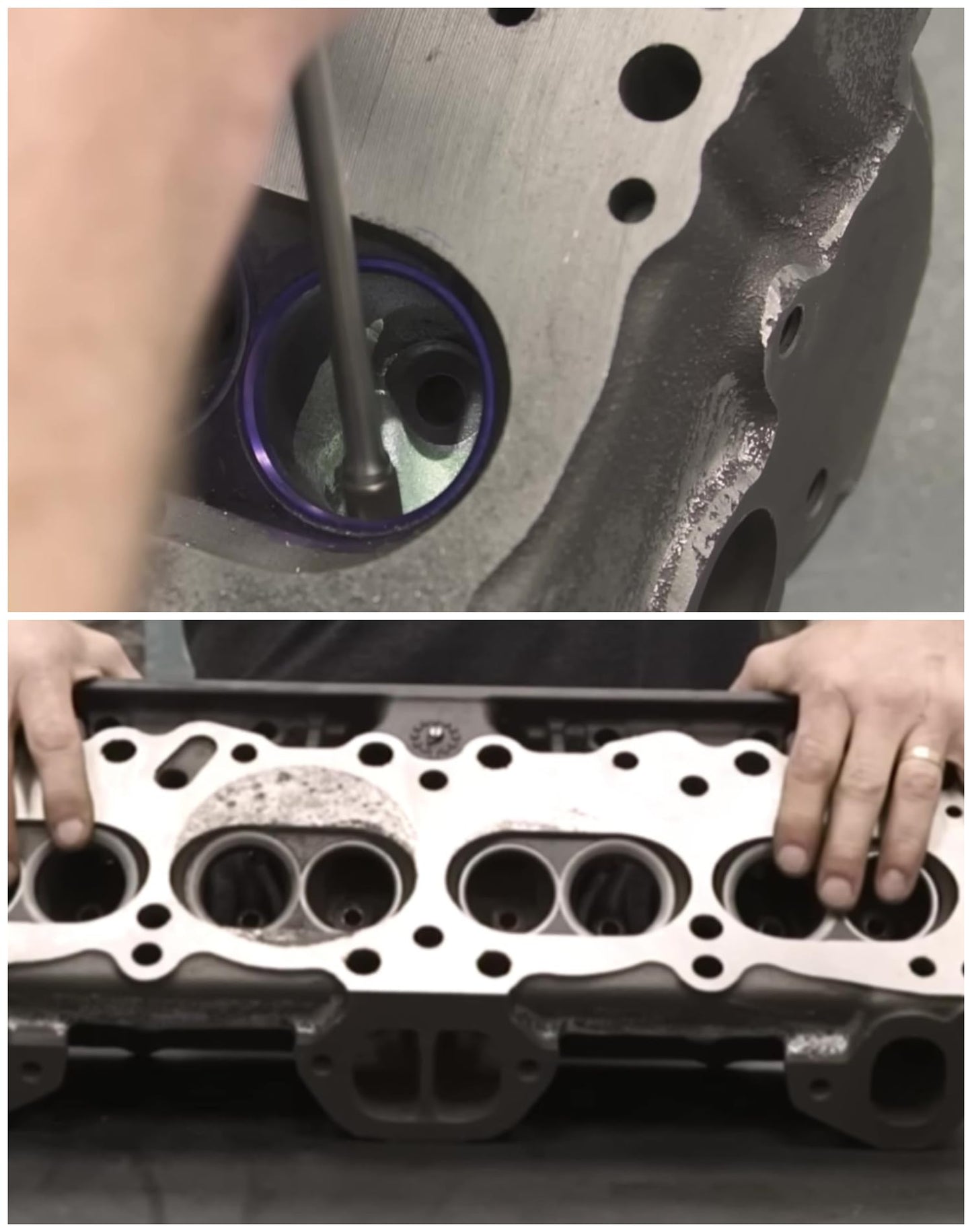 Sworker 5Pcs Long Carbide Burr Set 1/8" Shank Total L 4.4" Compatible with Dremel Die Grinder Bits Cut Port Grind Metal Cast Iron Steel Aluminum Cylinder Head Engine Intake Exhaust Manifold Tight Area