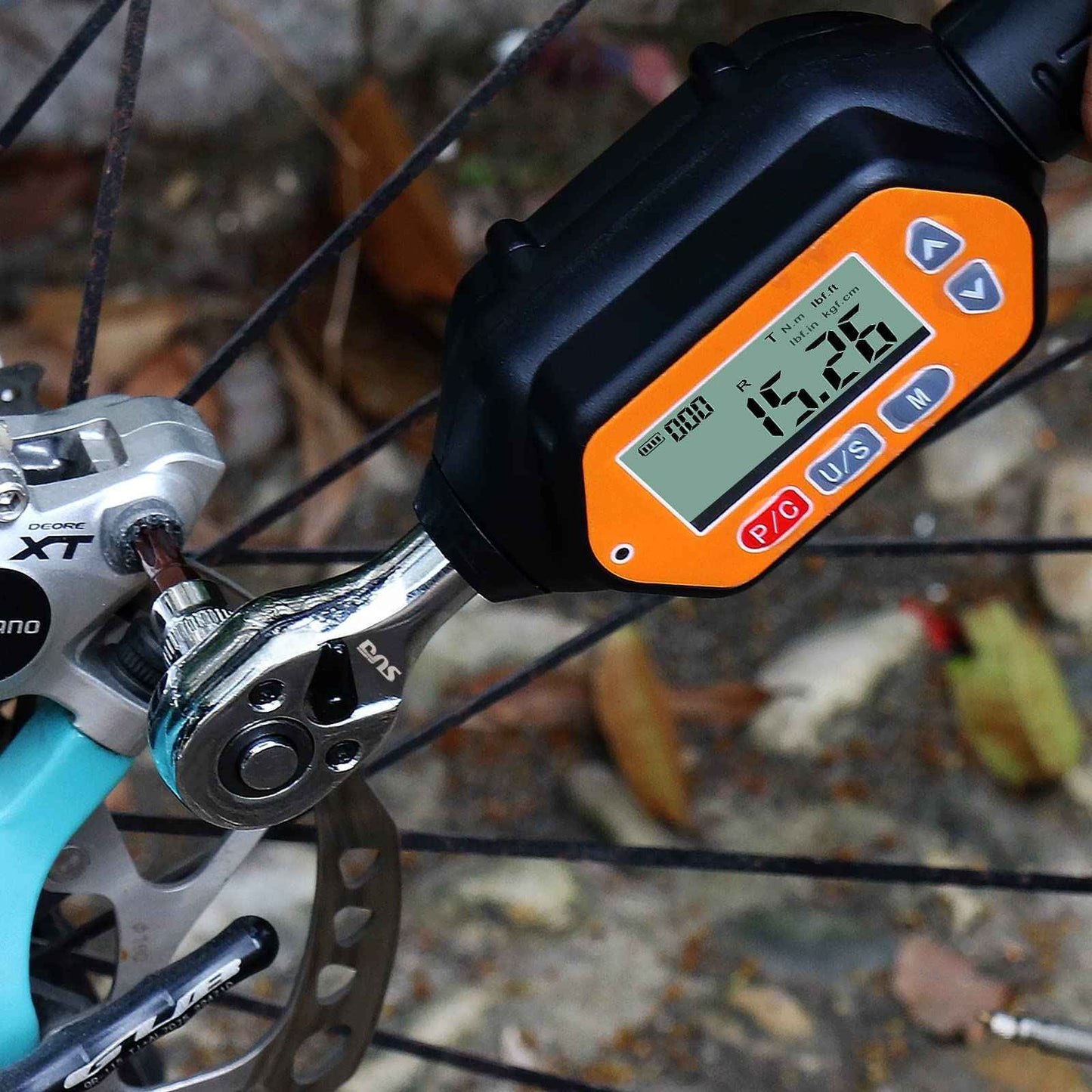 SUGPV Mini Digital Torque Wrench - 1/4-inch Drive with Buzzer & LED, 0.9-30 Nm, High-Precision Electronic Tool for Bike & Car Repairs, Calibrated for Reliability