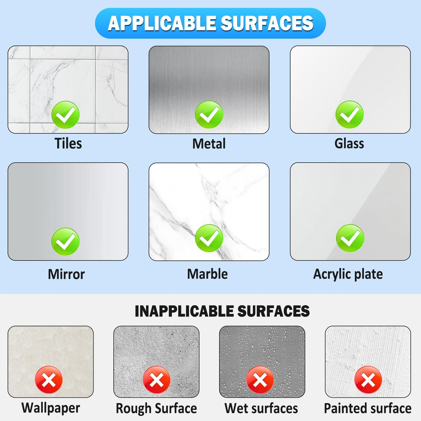 TACGEA Suction Cup Hooks for Shower, Powerful Vacuum Shower Hook for Towel, Robe, Loofah - Reuseable and Removeable Bathroom Hook, Black, 4 Pack