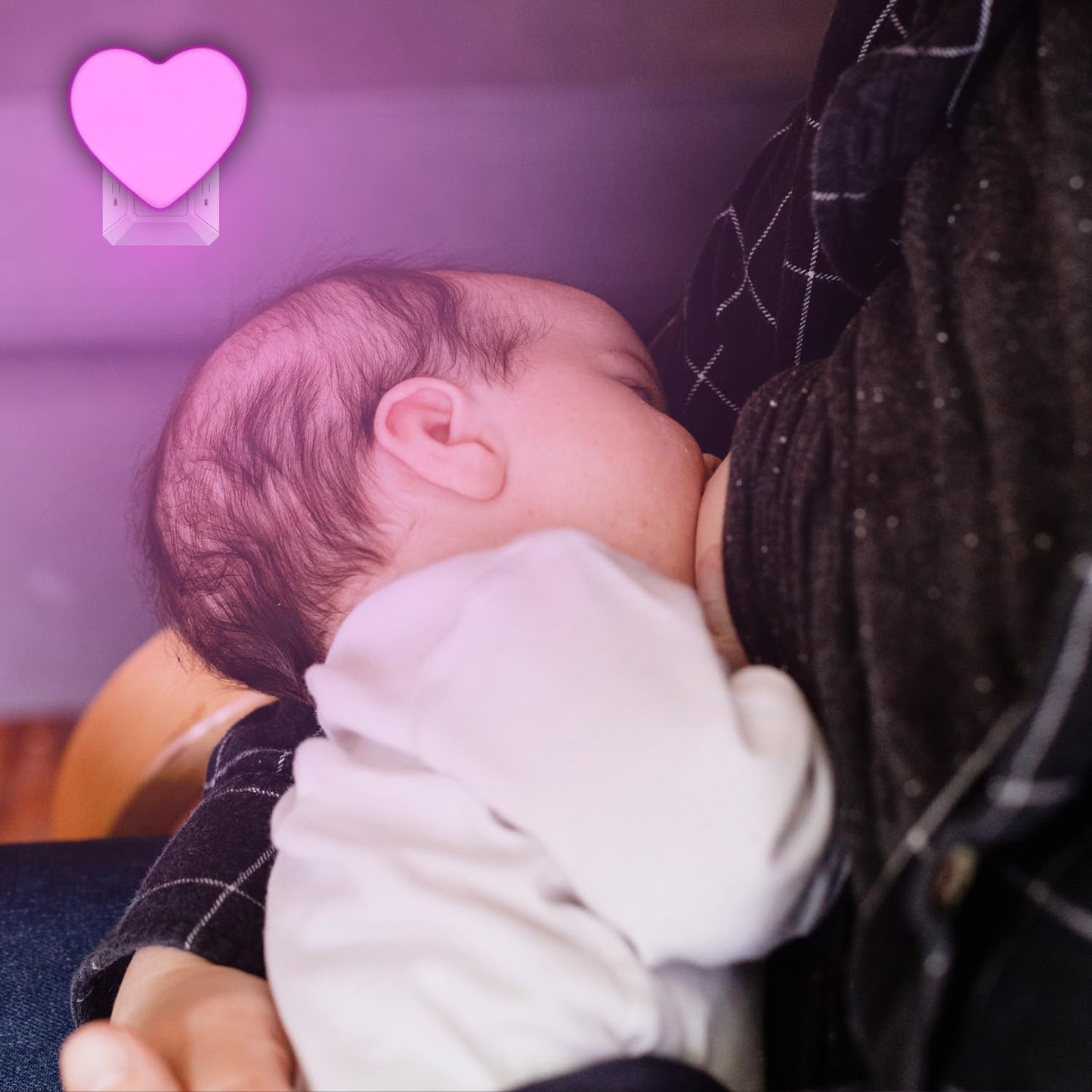 INZU Night Lights Plug into Wall, LED Night Light for Kids, Cute Nightlight with Auto Dusk to Dawn Sensor, LED Nightlight with Soft Warm Light for Bedroom, Nursery, Bathroom, Hallway (4Pack Pink)