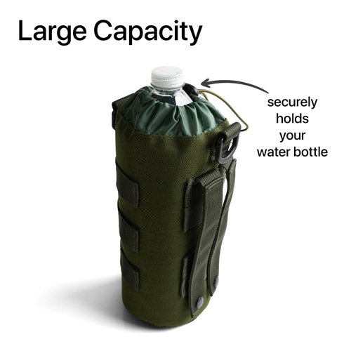 WESTEND Water Bottle Crossbody Bag with Adjustable Strap -Bottle Holder Carrier for Men and Women