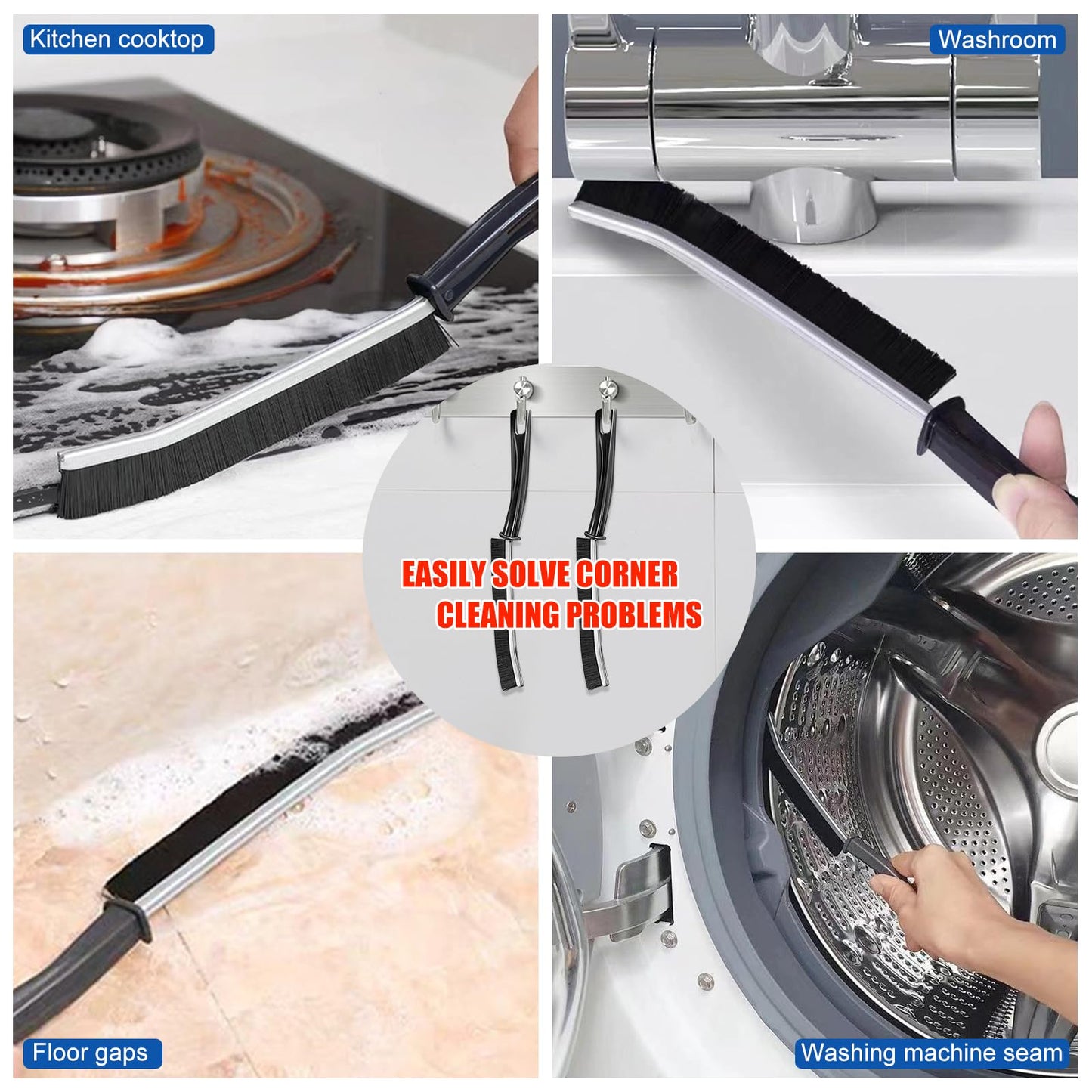 Dryer Vent Cleaner Kit for Shark NV350, NV351, NV352, NV353,NV360,NV500, NV501 Vacuum Attachment with Dryer Lint Brush and Hard Bristle Crevice Brush for Dryer Vent Replacement Parts