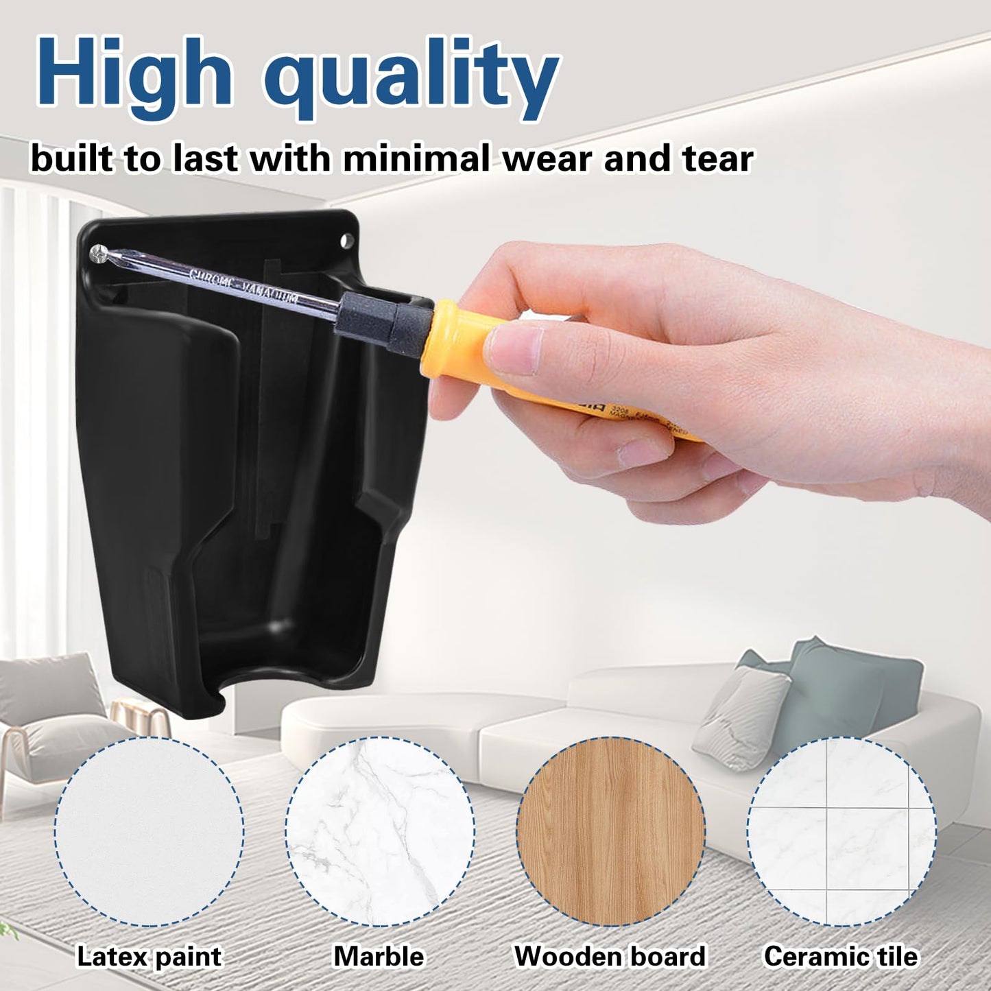 BROQIXIN Wall Mount for Bissell Pet Hair Eraser Handheld Vacuum | Compatible with Models 2390, 2390A, 2284W, 23903 & Auto-Mate