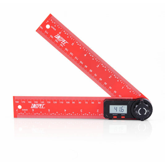UNIPEC Digital Angle Finder Protractor, Angle Finder Ruler, 7inch 200mm 7inch/200mm, Angle Measuring Tool for Woodworking,Carpenter,Construction,DIY Measurement