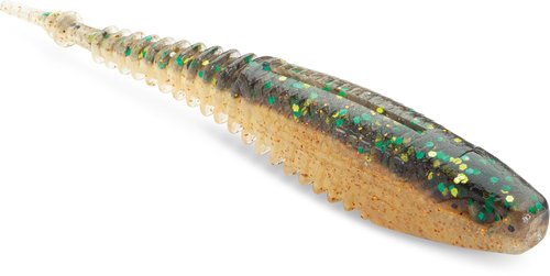 CrushCity Freeloader Soft Plastic Swimbait Minnow, Natural Swimming Action for Jig Heads & Multi-Species Bass Fishing, 4-1/4", Perch