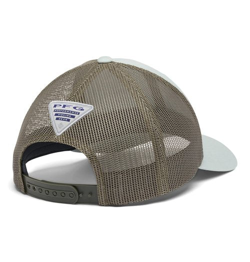 Columbia Unisex PFG Hooks Mesh Snap Back - High, Cool Green/Cypress, One Size