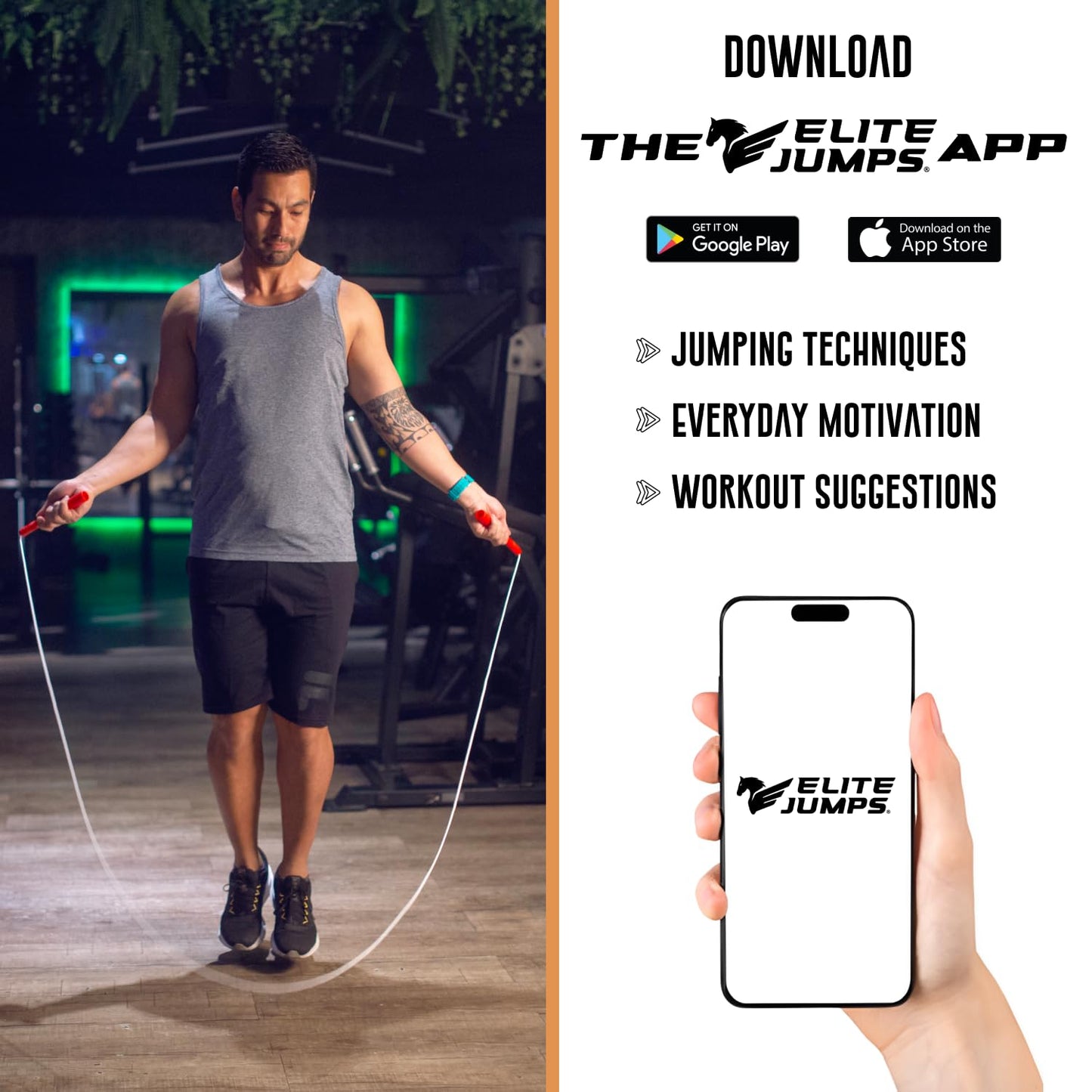 Elite Jumps Double Dutch Jump Rope, 14 ft, 2 Pack