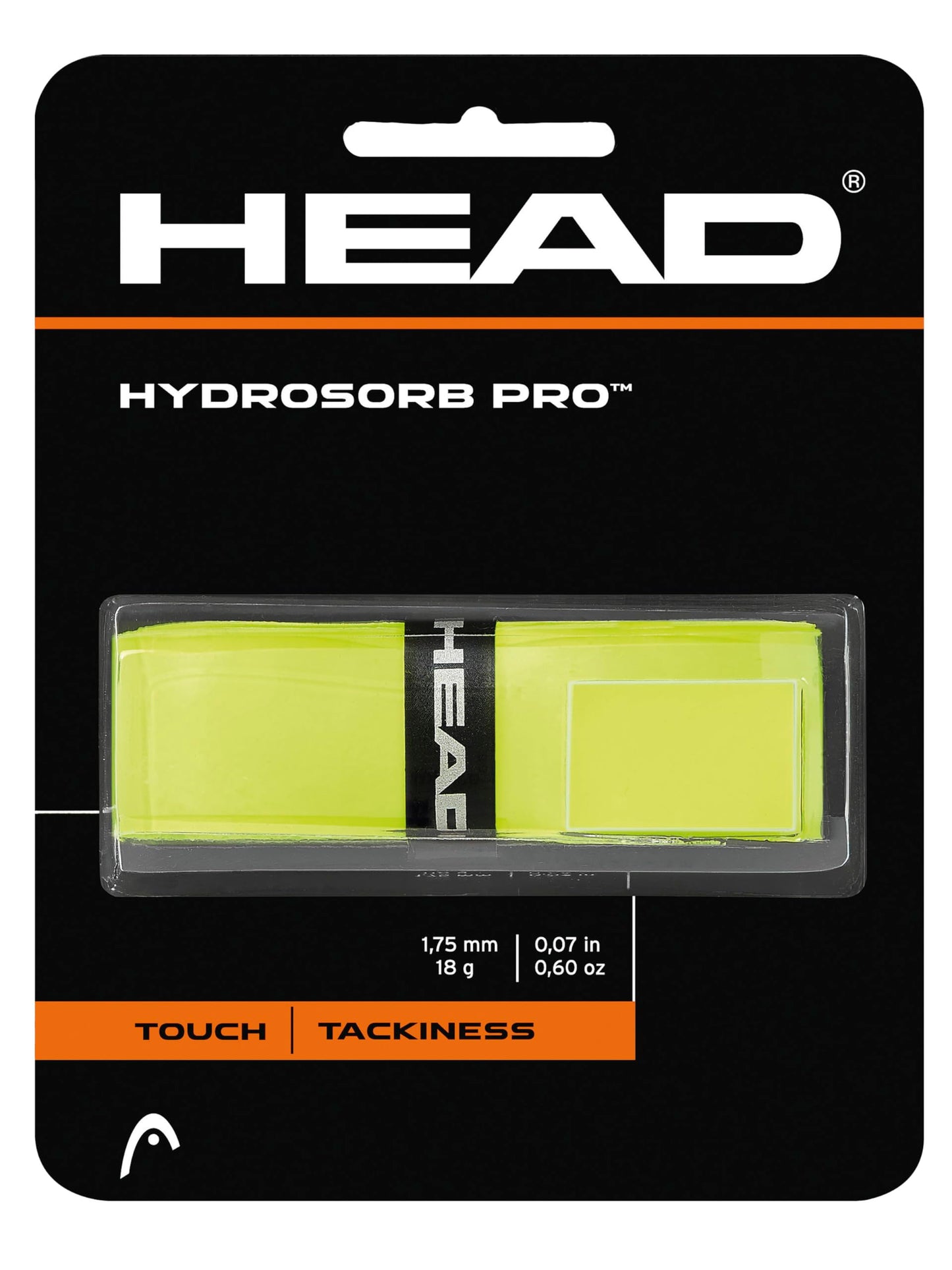 HEAD HydroSorb Pro Tennis Racquet Replacement Grip - Yellow