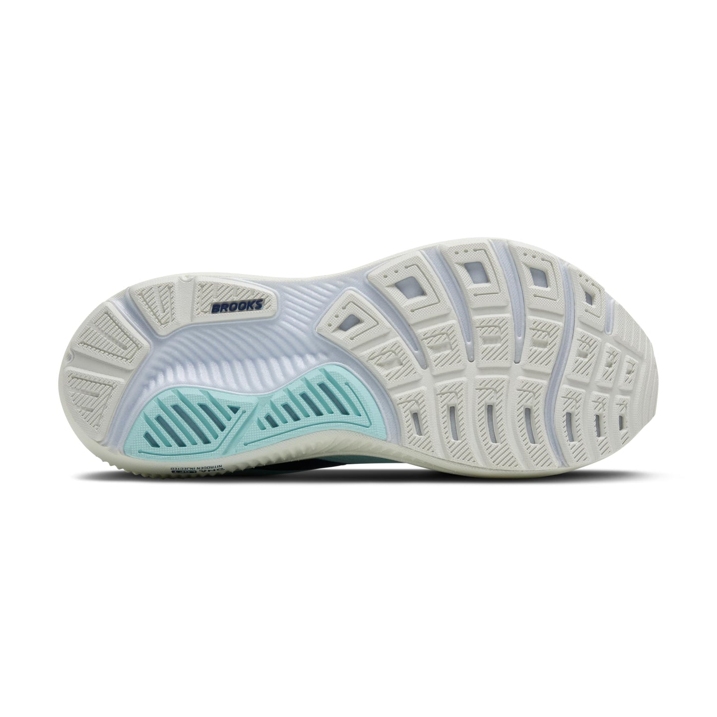 Brooks Women’s Ghost 17 Neutral Running Shoe - Clearwater/Navy Peony - 10.5 Medium