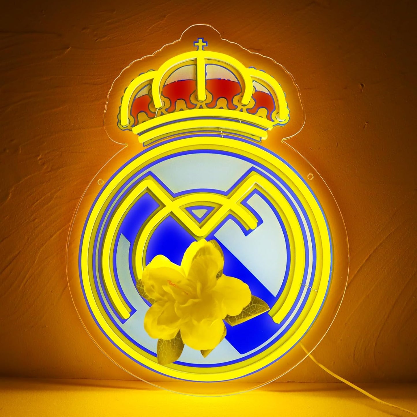 New York Yankees Neon Wall Sign - LED Baseball Team Decor for Man Cave & Bedroom, 13x15 Inch, Perfect Birthday & Christmas Gift