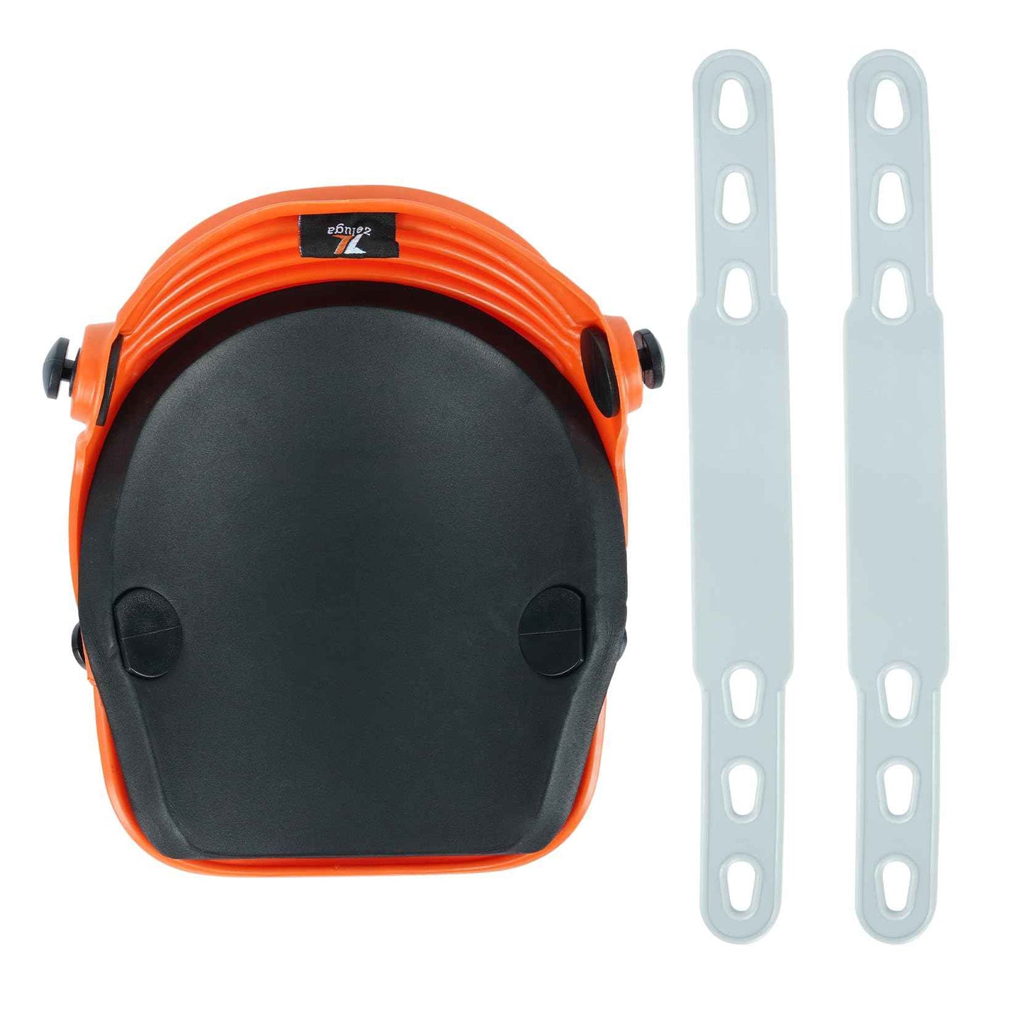 Zeluga 15-431 Ultraflex Non-Skid Premium Protective Gear with Flexible Design Plastic Kneepad, Orange