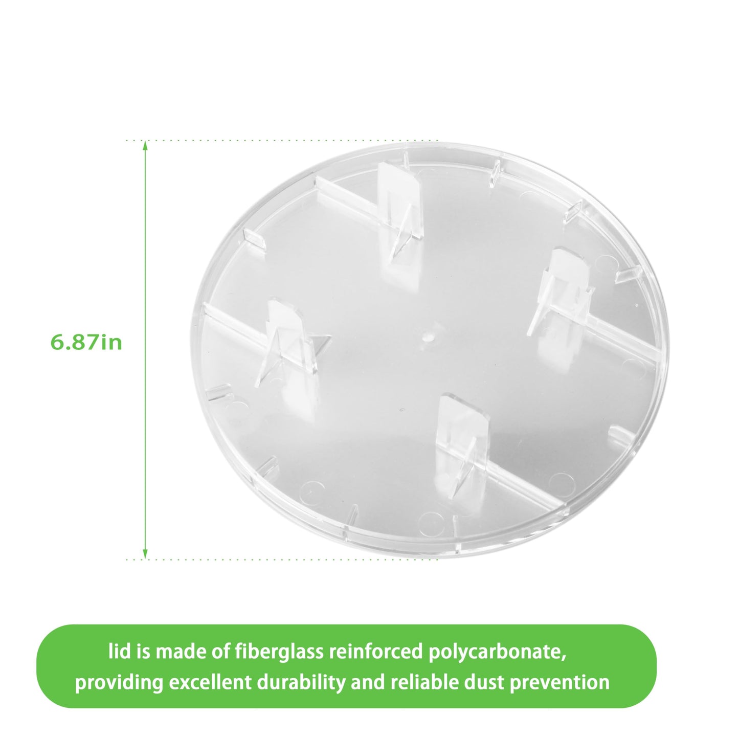 TOKDOOT Plastic Meter Blank replacement for Milbank 6002,Plastic Electric Meter Cover Plate (1 pack)