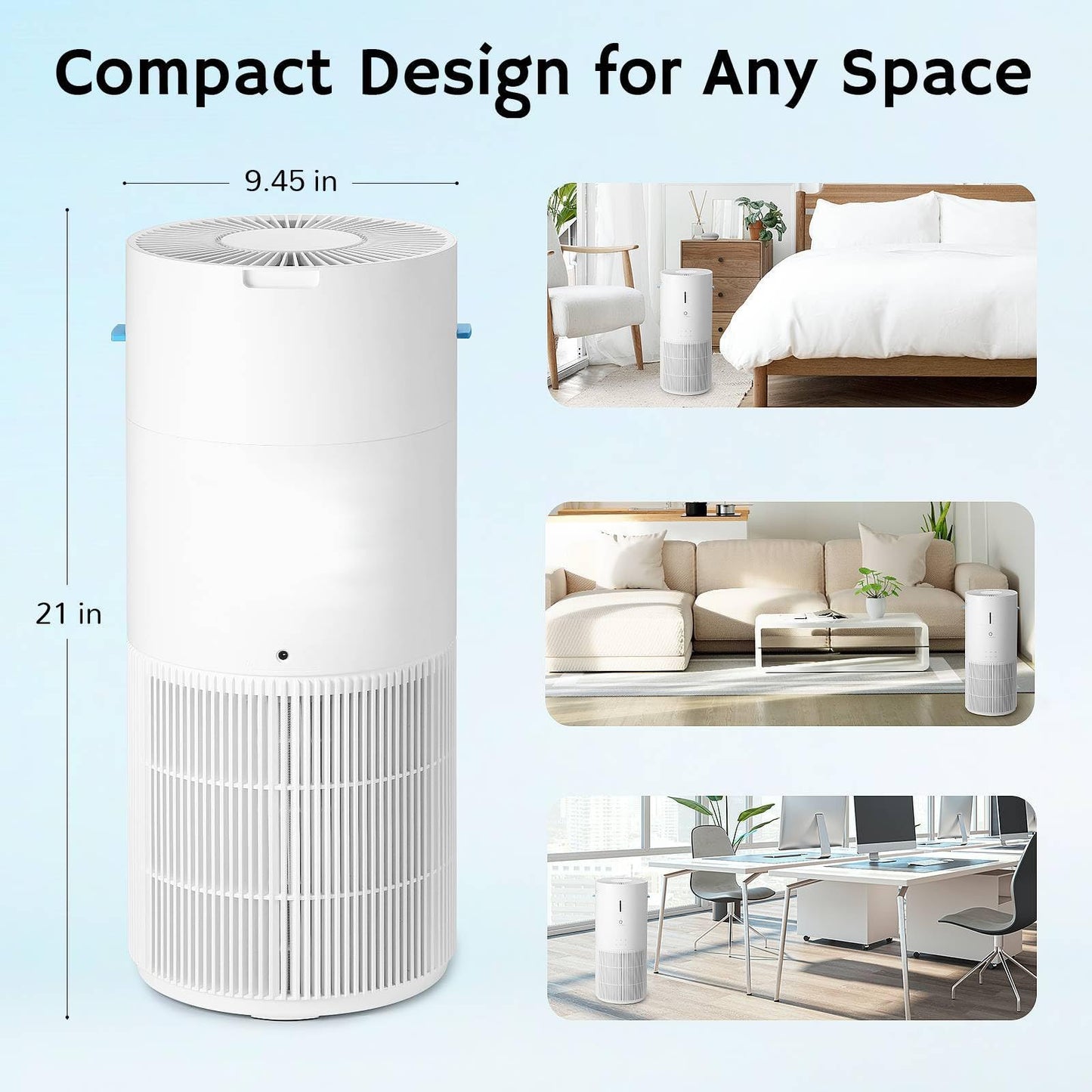 Airthereal Replacement Filter Set for AEH300 2 in 1 Air Purifier with Humidifier, Include 1-Pack HEPA Air Filter & 2-Pack Humidifier Filters, Ensures Clean Air & Optimal Humidification