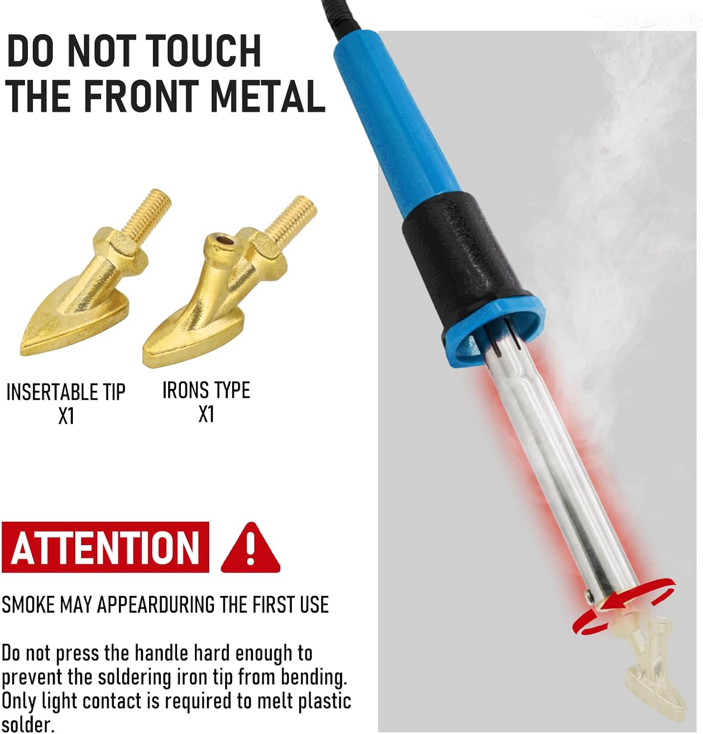 RX WELD 2-in-1 Plastic Welder Kit - 1000PCS Hot Stapler for Car Bumper & Toy Repairs