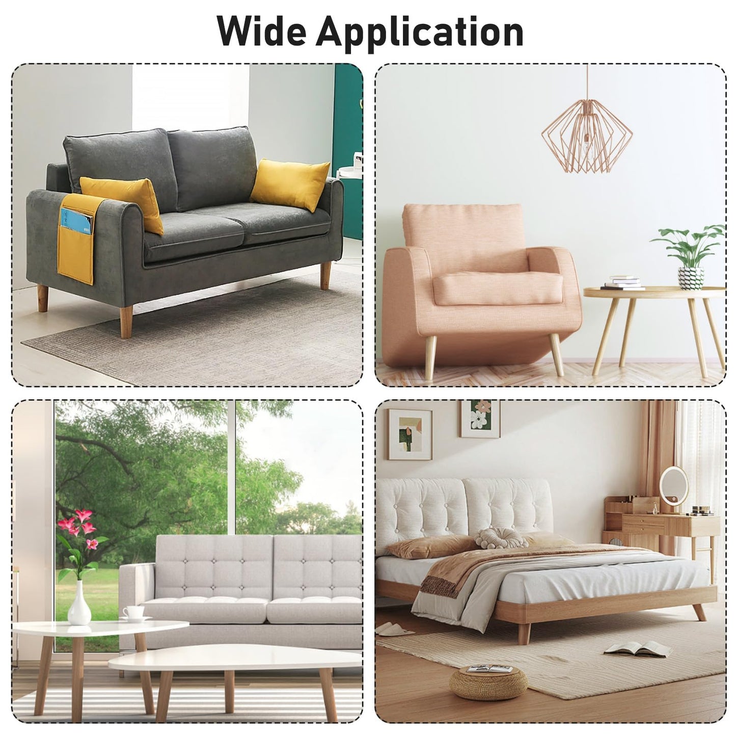 HUTLON Leg Mounting Plates, Furniture Leg Attachment Plates, 12 Degree Angled Metal Table Leg Mounting Hardware, Furniture Leg Mounting Brackets Industrial Strength T-Plate, 4 Pack