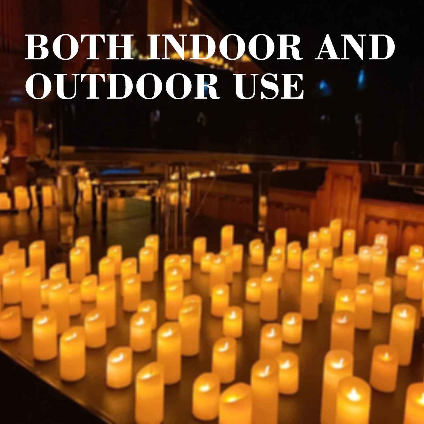 24-Pack Remote Control LED Flameless Candles - 3D Flame Timer Candles for Home, Weddings & Holidays