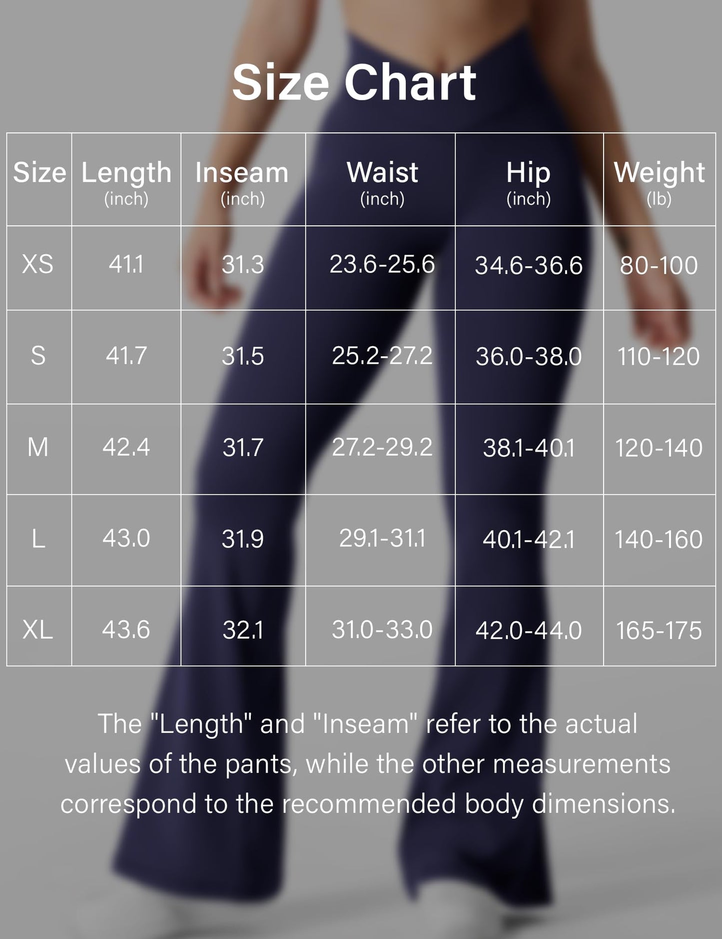 YEOREO Kalie Flare Scrunch Leggings for Women V Cross Waist Bell Bottom Yoga Pants Tummy Control Bootcut Workout Leggings Navy M