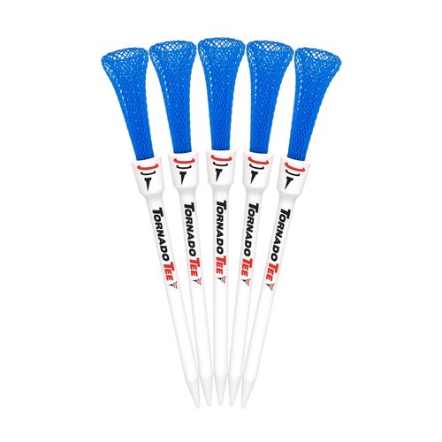 Tornado Tee 4" Long Drive High Performance Golf Tee (Neon Blue)