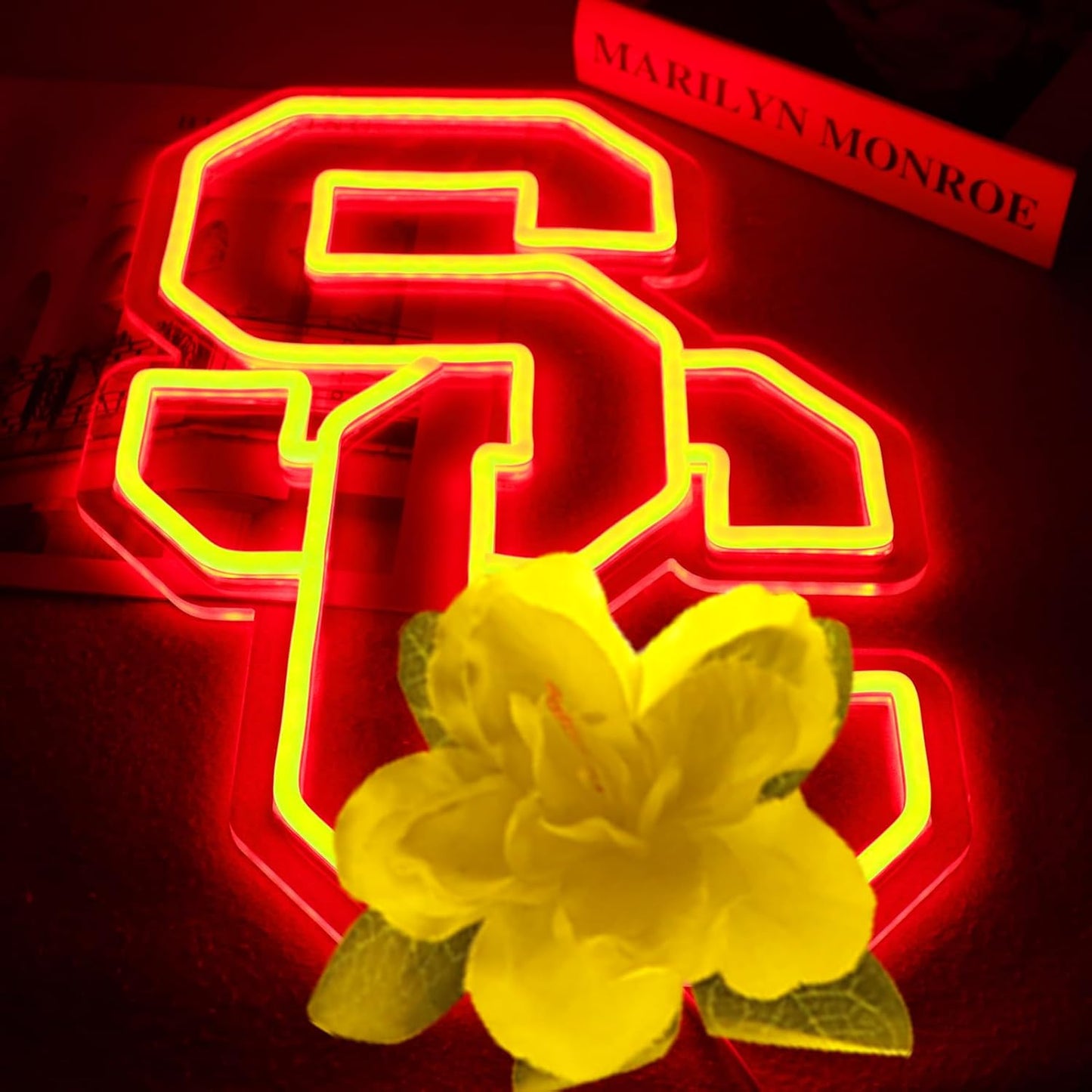 New York Yankees Neon Wall Sign - LED Baseball Team Decor for Man Cave & Bedroom, 13x15 Inch, Perfect Birthday & Christmas Gift