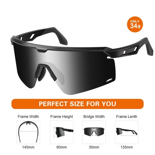 Occhsouo Sports Sunglasses for Men: Cycling Glasses Womens Youth Sunglasses for Baseball Running