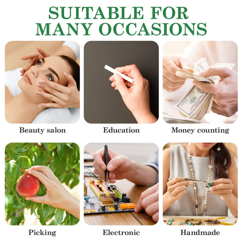 SEWACC 20 Pcs Leather Finger Cots Needle Felting Finger Protectors Thumb Thimble Embroidery Needlework Fingers Thumb Protection Sleeve Cots (Random Color)