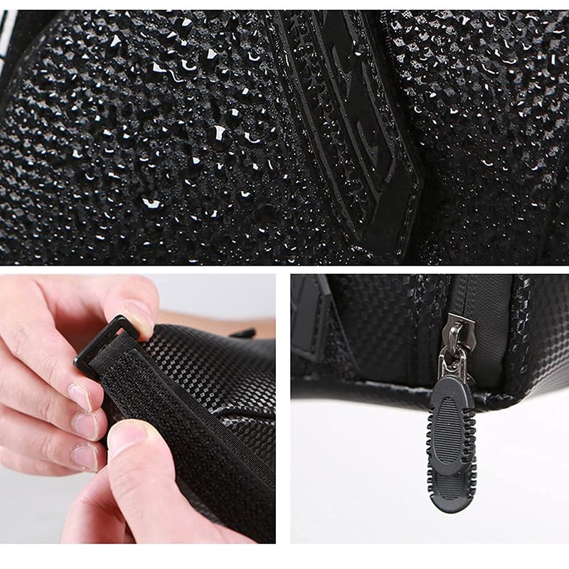 Tongha Bicycle Seat Bag Water Proof,Bike Pack under Seat,Bike tail Large Capacity Saddle Bag,Wedge Saddle Bag for Bike,Cycling Accessories