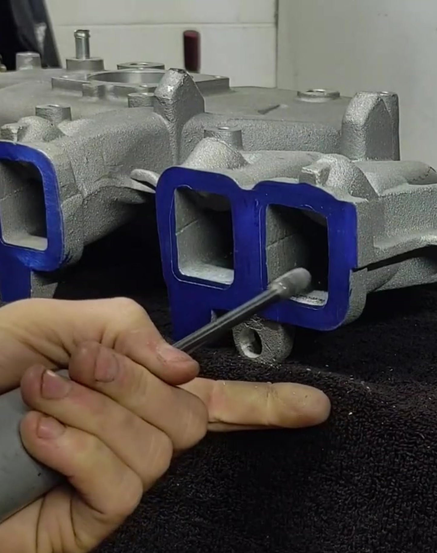 Sworker 4Pcs Long Carbide Burr Set 6mm Shank Total L 155mm Die Grinder Bits Rotary Rasp Attachment Cut Port Grind Metal Cast Iron Steel Aluminum Cylinder Head Engine Intake Exhaust Manifold Tight Area