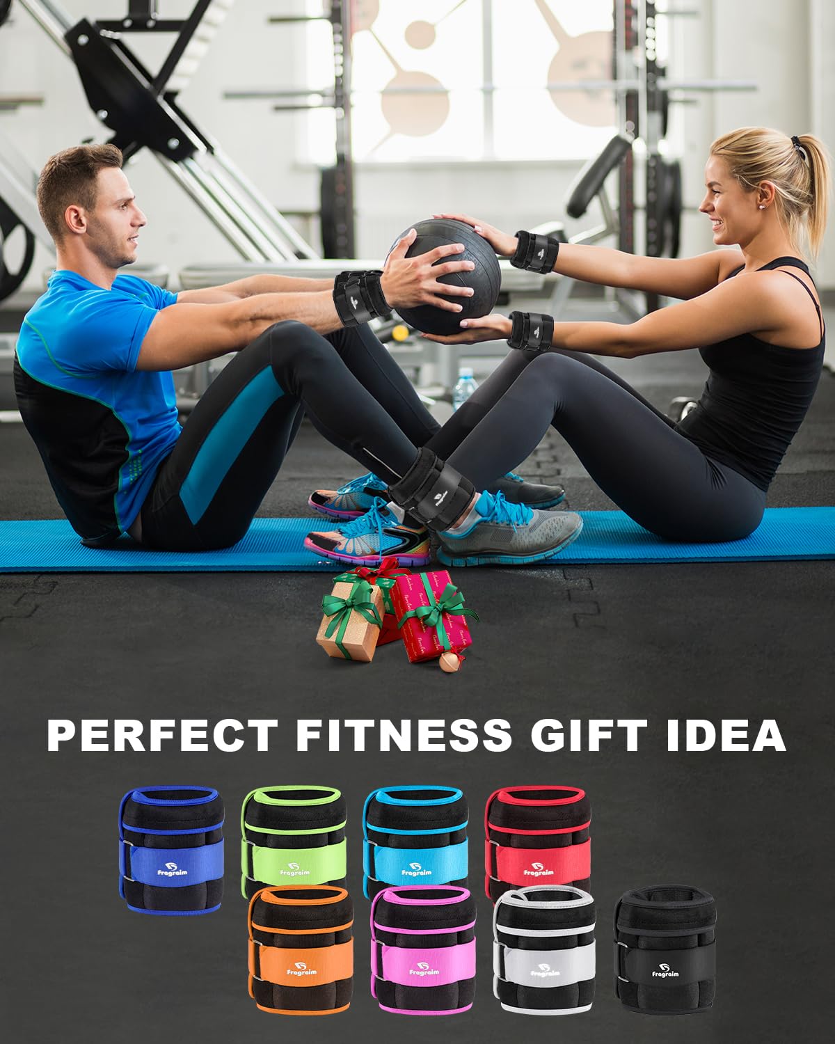 Adjustable Ankle Weights 1-10 LBS Pair with Removable Weight for Jogging, Gymnastics, Aerobics, Physical Therapy, Resistance Training|Each 1-5 LBS, Total 10LBS, Black