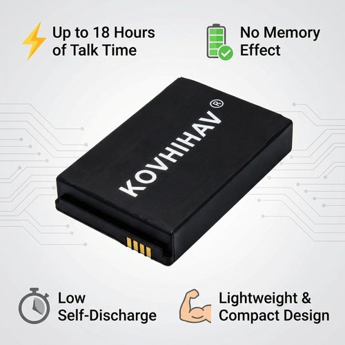 BUSFUIVA BT90 Walkie-Talkie Battery Compatible with DLR1020 DLR1060 DLR110 DLR Series HKNN4013 HKNN4013A