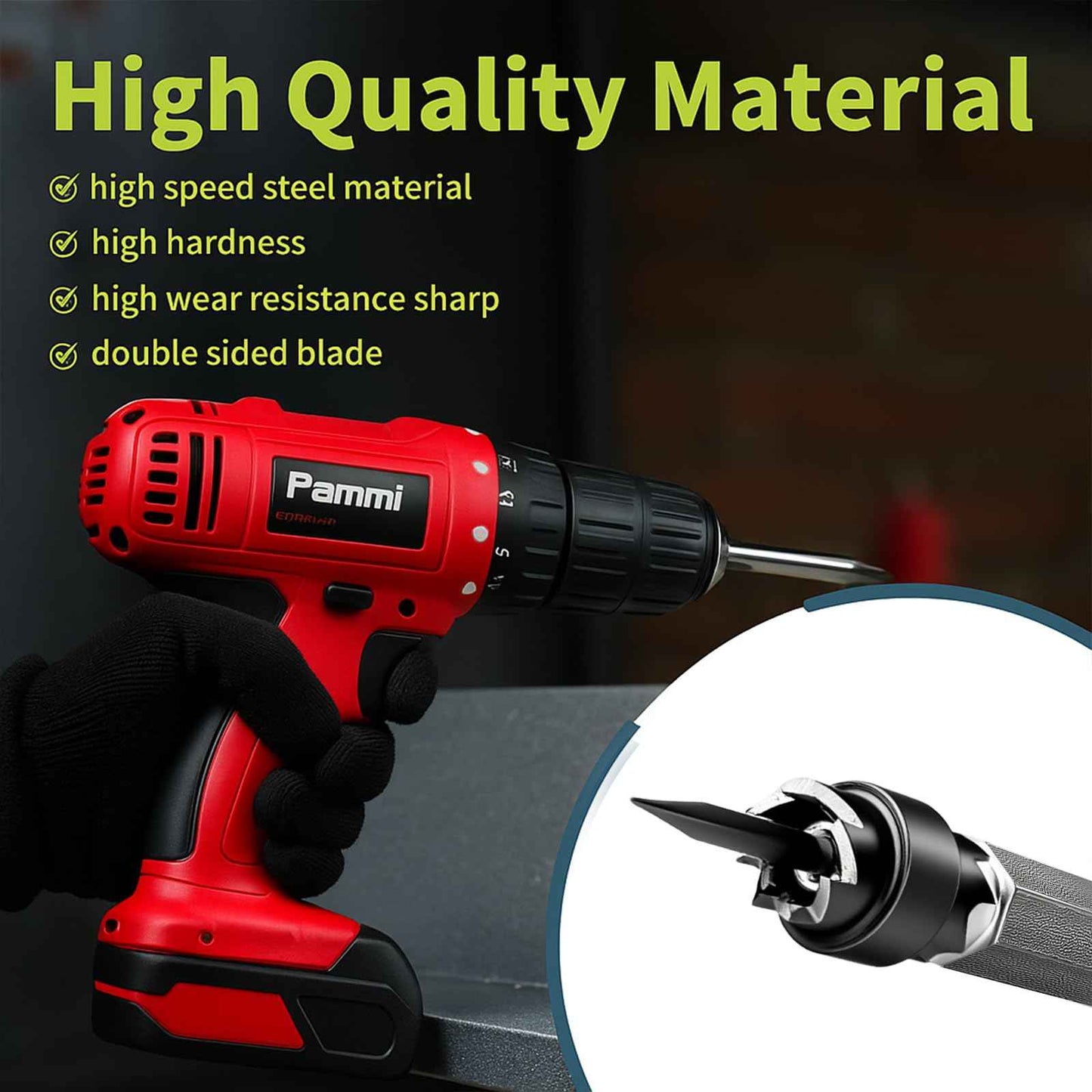 KAKILFOB 13-Pack Spot Weld Cutter Sets Double Sided, 3/8" 5/16" HSS Spot Weld Cutter Remover Drill Bits Hex Sheet Metal Hole Cutter Remover for Power Drill Spot Welding