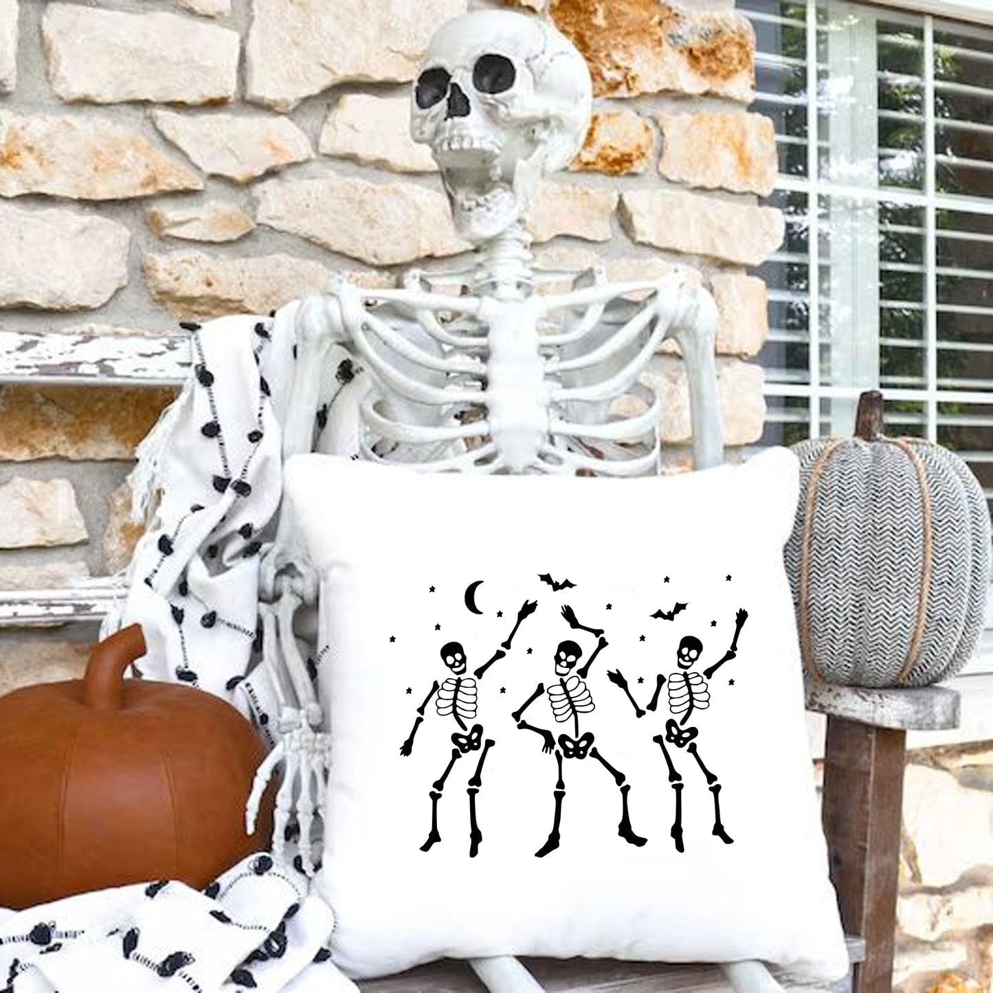 Halloween Stencils for Door Mats Large Halloween Rug Doormat Stencil for Painting on Wood Crafts Shirts Reusable Glass Door Hanger Sign (spooky18)