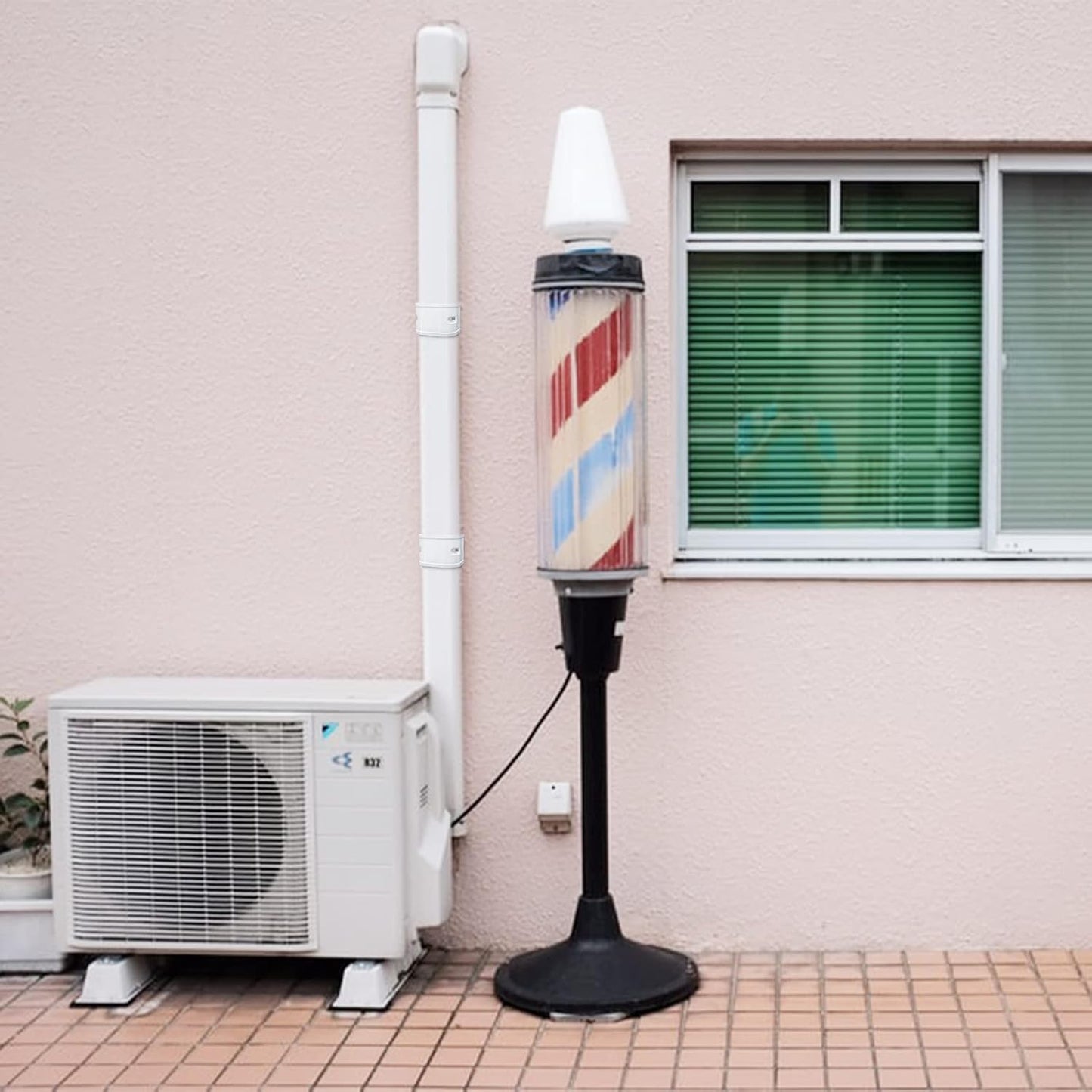 HOXHA 10Ft Mini Split Line Set Cover Kit for Air Conditioners & Heat Pumps - Decorative PVC Slim Design