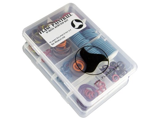 Planet Eclipse Etek 3/4 5X Color Coded Paintball o-Ring Rebuild kit by Flasc Paintball