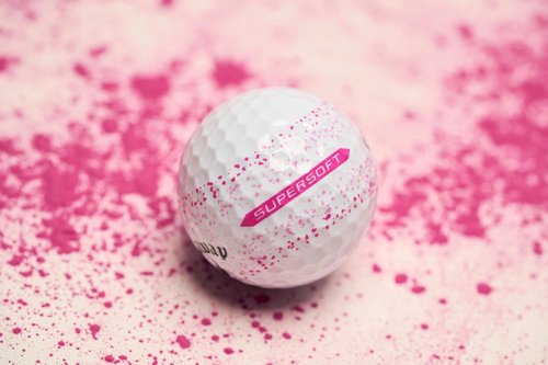 Callaway Golf Supersoft Golf Balls - 2023 Pink Splatter Design for Enhanced Performance