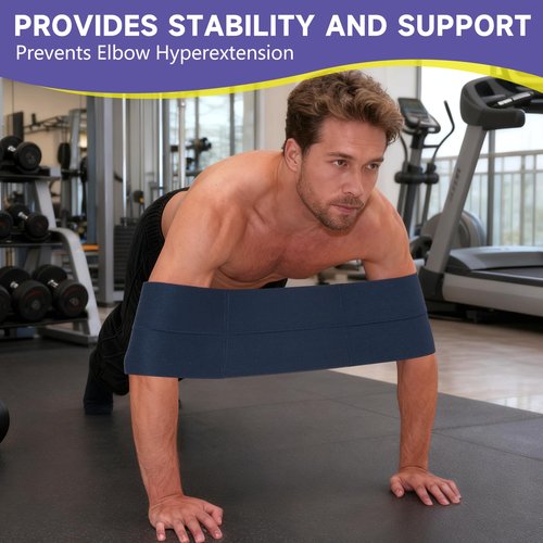 FAMJOALE Bench Press Band Sling, Power Weight Lifting Slingshot Blaster for Men and Women, Push Up Exercise Bench Gym Workout Equipment for Elbow Fitness, Chest Builder, Powerlifting, Blue