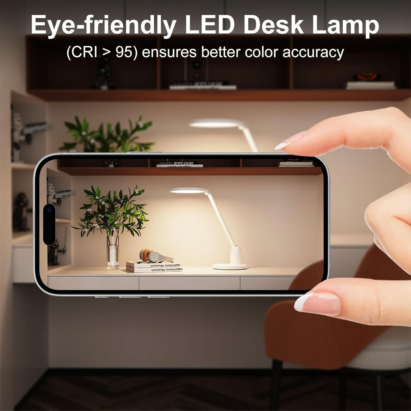 Ultra Bright Dimmable Desk Lamp for Home Office - 1000LM Eye-Caring Light with Timer & Adjustable 3000K-6000K