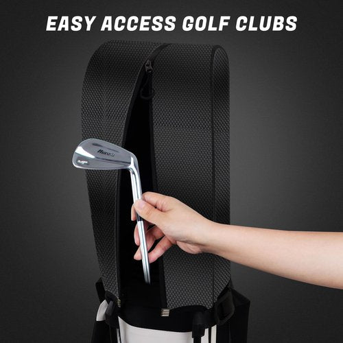 LZFAN Golf Bag Rain Cover, Golf Club Protector, Waterproof Rain and Dust Covers, Easy Access Golf Bag Rain Hood/Cover,Upgraded Honeycomb Waterproof Fabric All Weather Protection