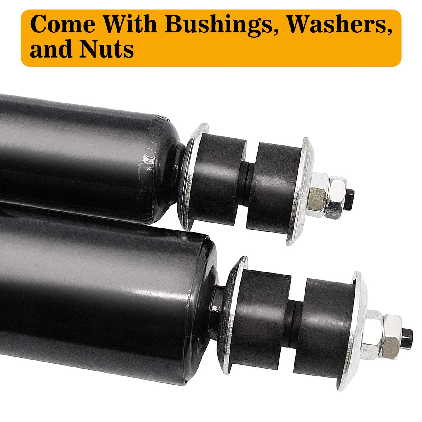 EZGO TXT Shocks EZGO Golf Cart Front and Rear Shock Absorbers Fit for 1994-Up Gas and Electric Medalist EZGO TXT Golf Carts Replaces OEM #70248-G01, 76418-G01, 70324-G01,Nivel Part #5006(4PCS)