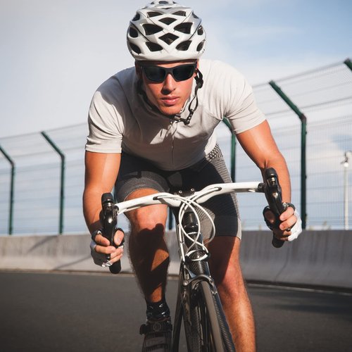 Flutesan 4 Pieces Polarized Sports Sunglasses for Men Driving Cycling Fishing Sun Glasses Men Sports with UV Protection