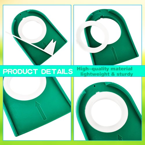 Plukeen 5 Pack Golf Putting Cup with Flag - Plastic Golf Putting Hole Training Aids for Indoor Outdoor Office Garage Backyard Practice