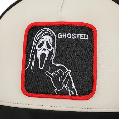 Bioworld Ghostface Character Art Adult White Trucker Hat