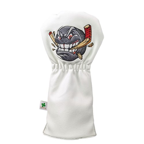 Foretra Driver Headcover | Premium Leather Golf Club Covers | Novelty Design Golf Head Covers Essential Golf Accessories for Men and Women | Universal Fit for Golfer Clubs (Driver Don't Make Me)