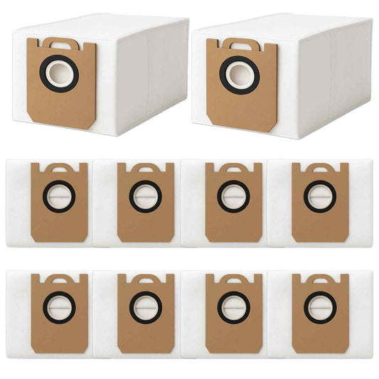 HUIZHEN 10 Pack Dust Bgas for iHome AutoVac Nova S1 Pro Robot Vacuum iHRVS1PRO-3BLK, Replacement 10 Vacuum Bags