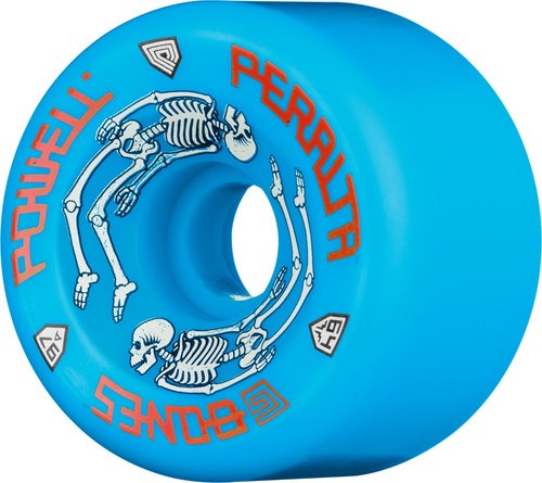 Powell-Peralta G-Bones 97A Skateboard Wheels (Blue, 64mm)