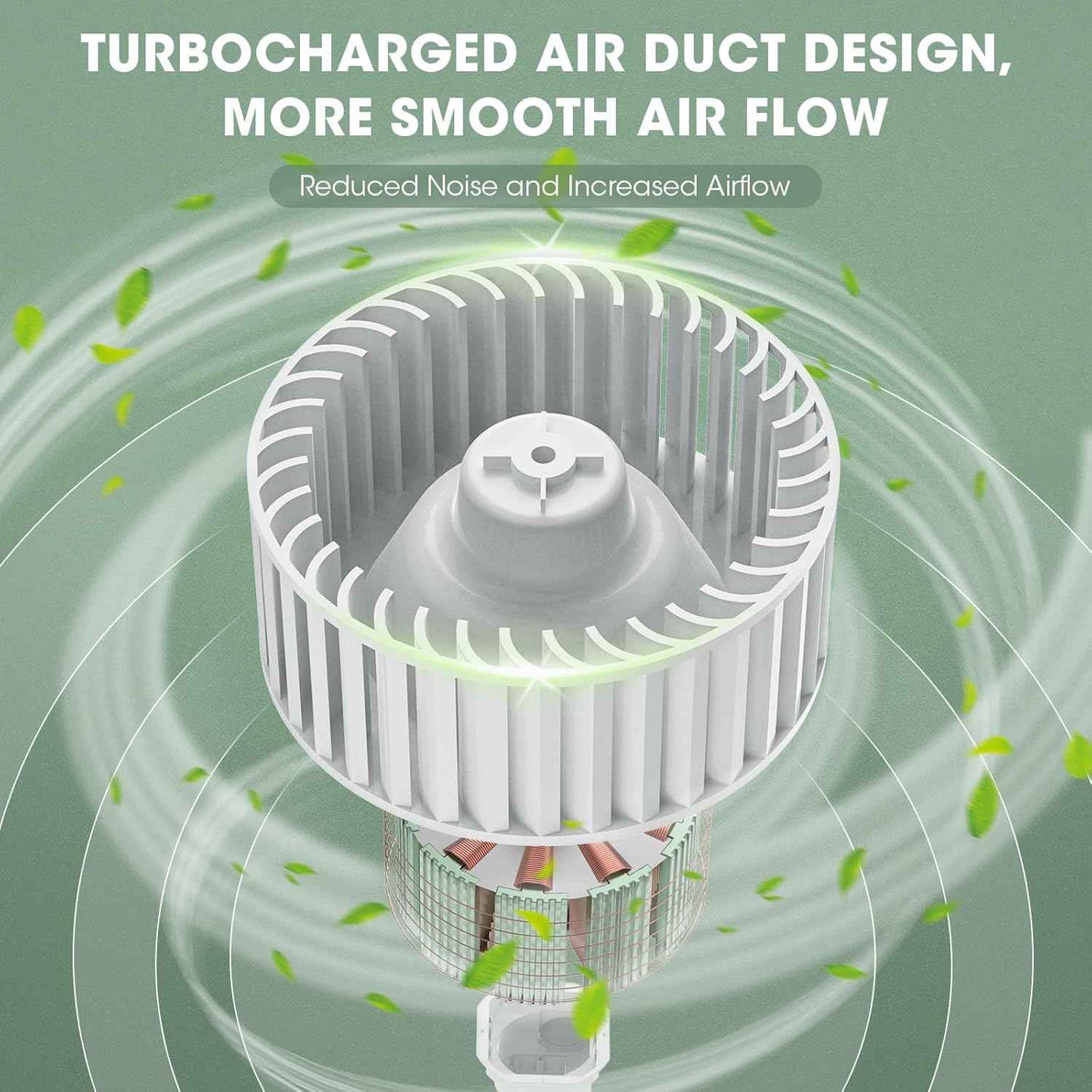 9.8" Bathroom Exhaust Fan with LED Light - 120 CFM Quiet Ceiling Ventilator, Easy Install