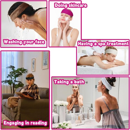HAIOLORPRO 8PCS Non-Slip Workout Headbands - Soft, Stretchy & Thick for Men & Women | Ideal for Running & Yoga