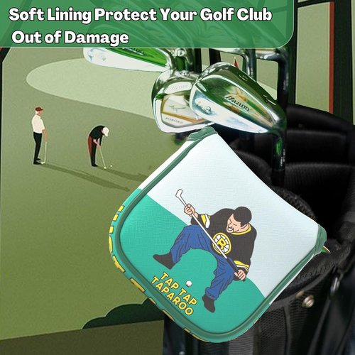 Funny Golf Putter Headcover, Perfect Golf Gift for Men and Women, Golf Accessories for Golfers - Tap Tap Taparoo